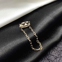 34513 بيرسينج شامبين عمود فضة عيار 925  ماركة ماريا 
